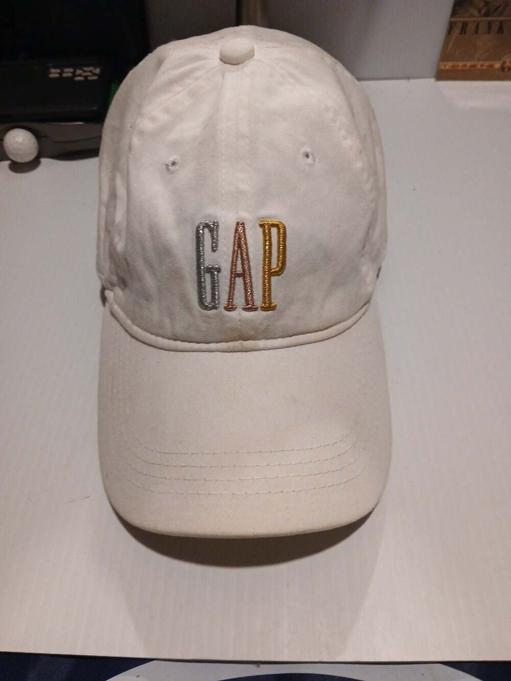Gap Baseball Hat One Size White Logo Strapback